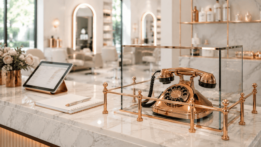 Clear boundaries protecting the salon calendar and client experience